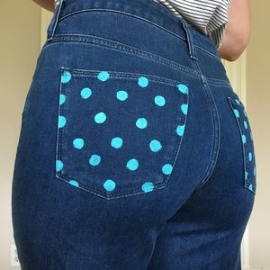 🌸3/$20- Custom Polka Dot Pocket Pants